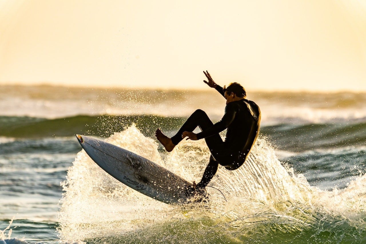 athlete on surfboard analogy fentanyl wipeout
